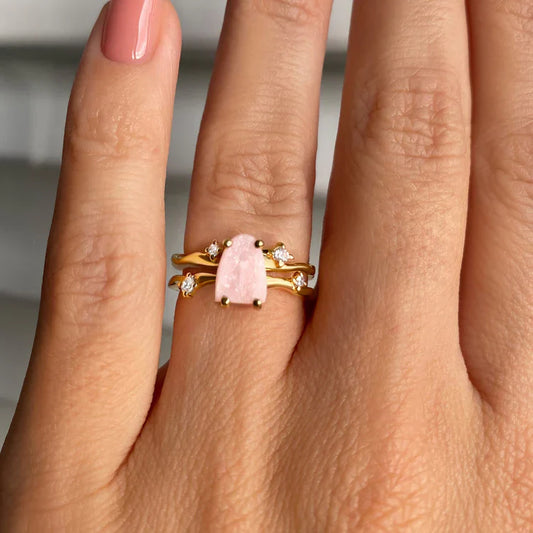 ZenCrystal – Inel din cuarț roz