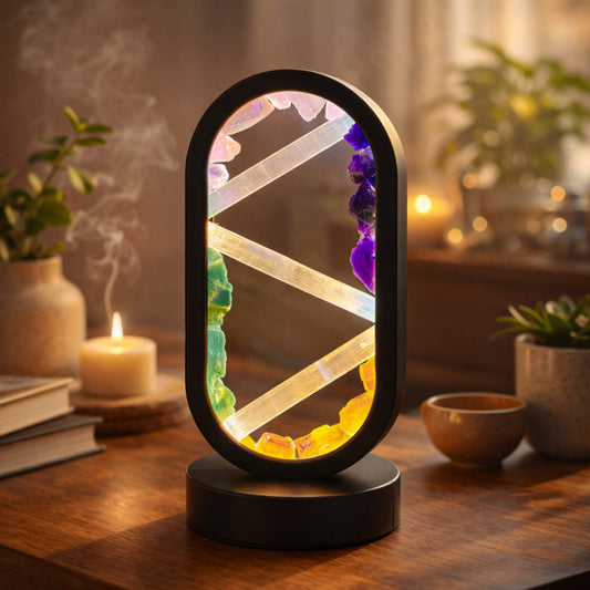 ZenCrystal – Lampă din cristale artizanală NoStress