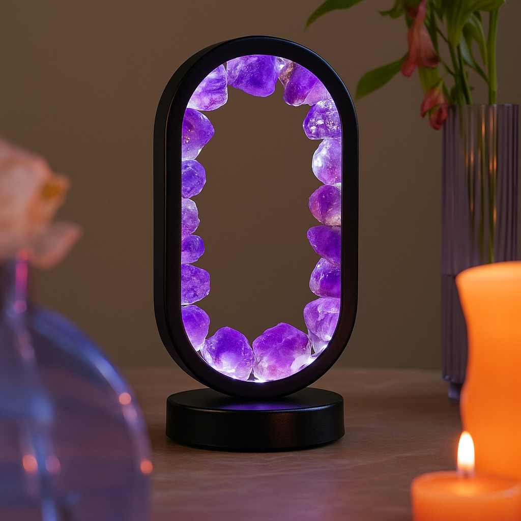 ZenCrystal – Lampă din cristale artizanală NoStress