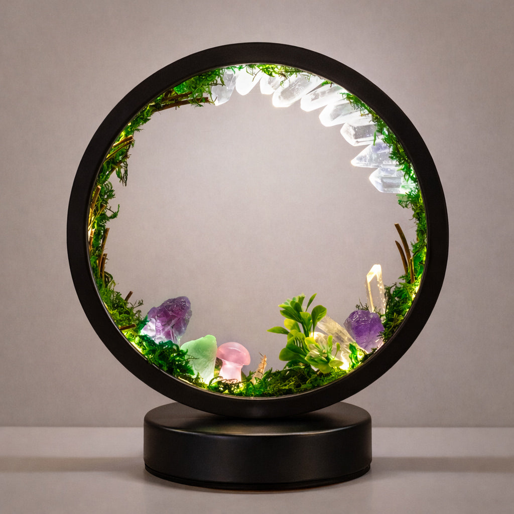 ZenCrystal – Lampă din cristale artizanală NoStress