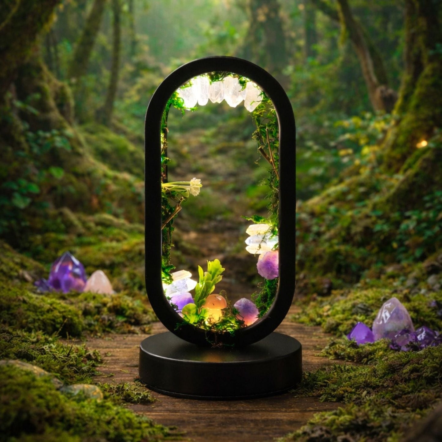 ZenCrystal – Lampă din cristale artizanală NoStress