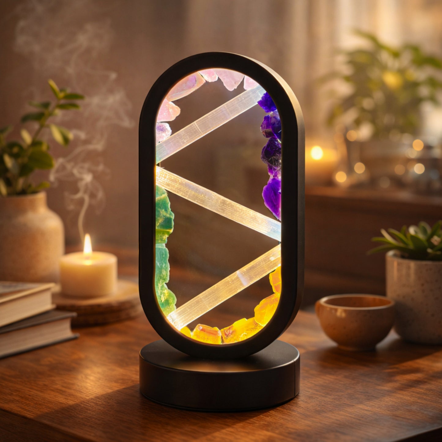 ZenCrystal – Lampă din cristale artizanală NoStress