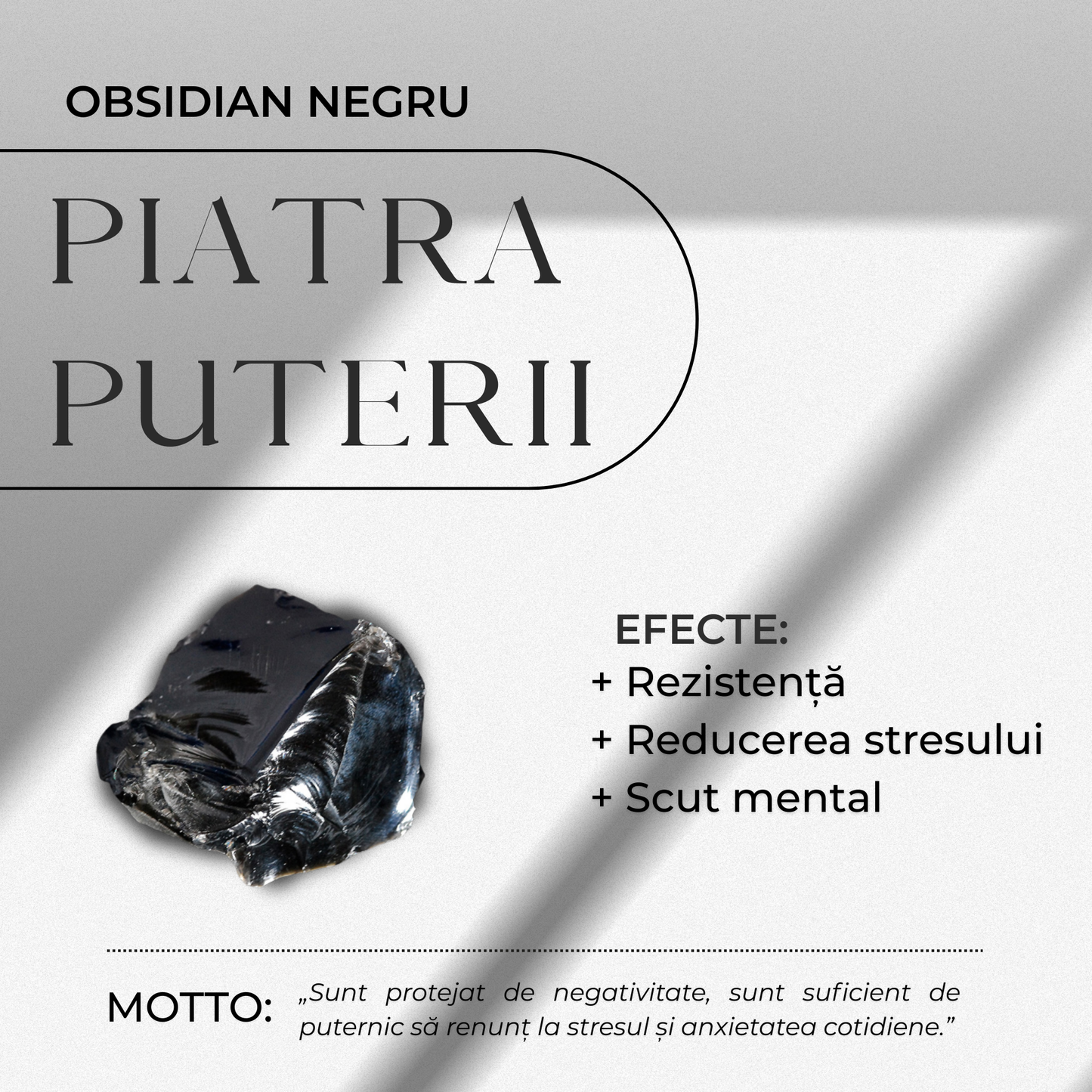 ZenCrystal – Inel din obsidian