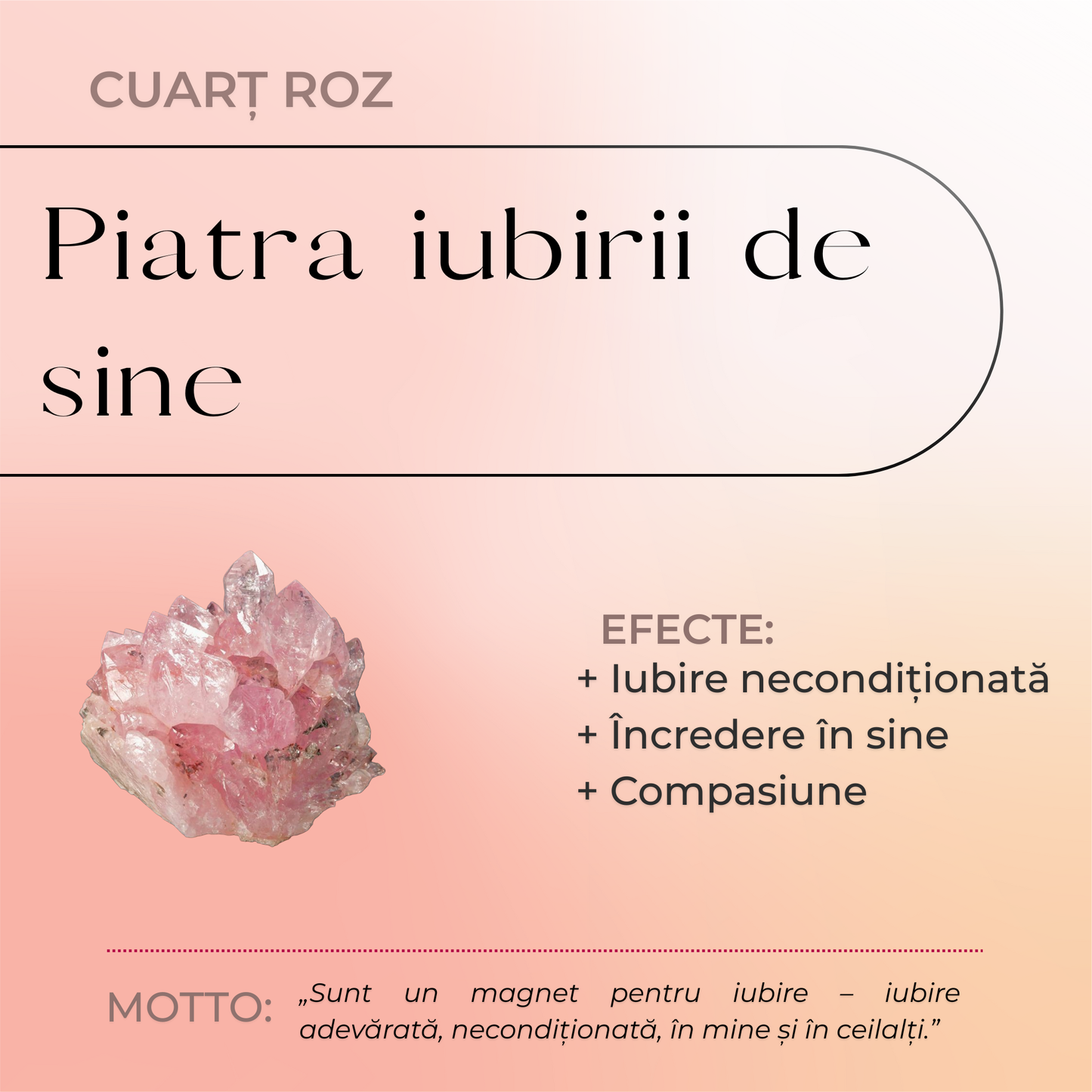 ZenCrystal – Inel din cuarț roz