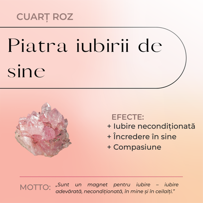 ZenCrystal – Inel din cuarț roz