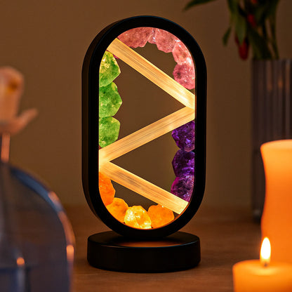 ZenCrystal – Lampă din cristale artizanală NoStress